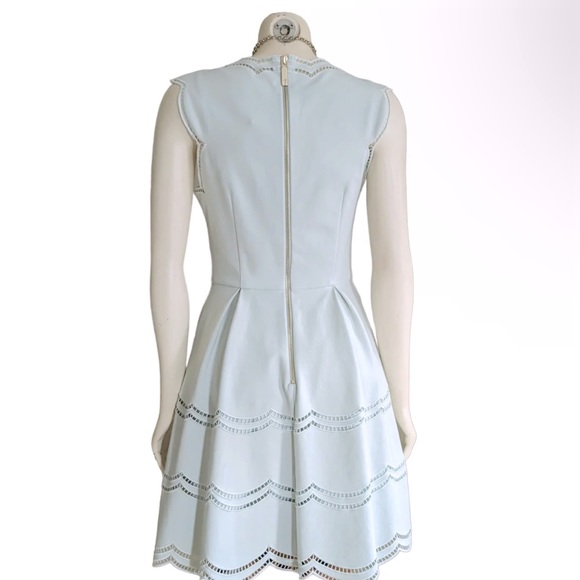 NWOT Ted Baker London Cammey Embroidered Skater Dress Size 1 MSRP $315 - Picture 4 of 10